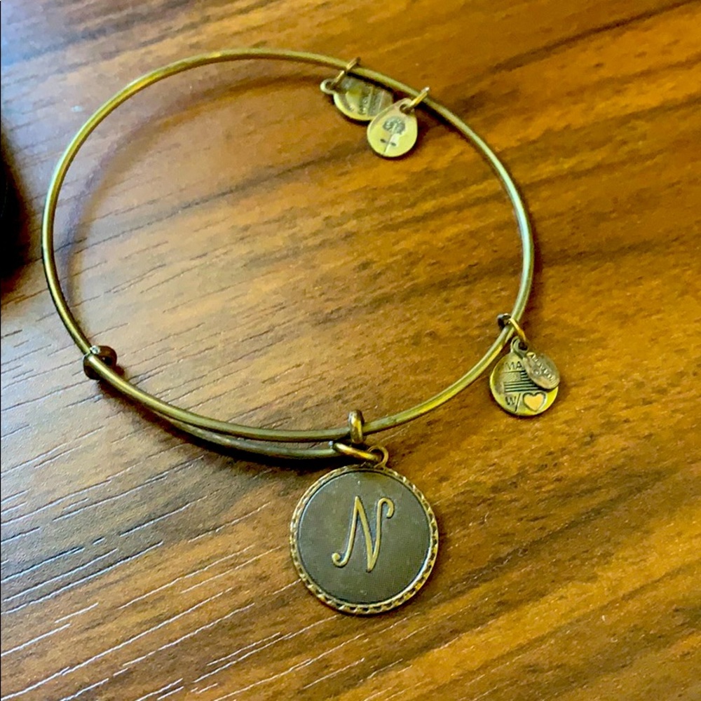 Alex and Ani “N” initial bracelet